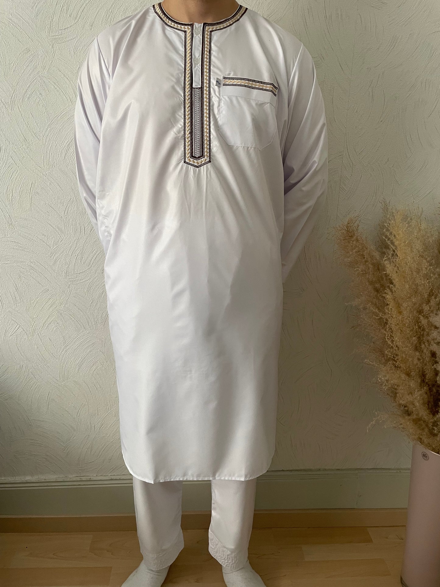 Zweiteiler Rundhalsmuster